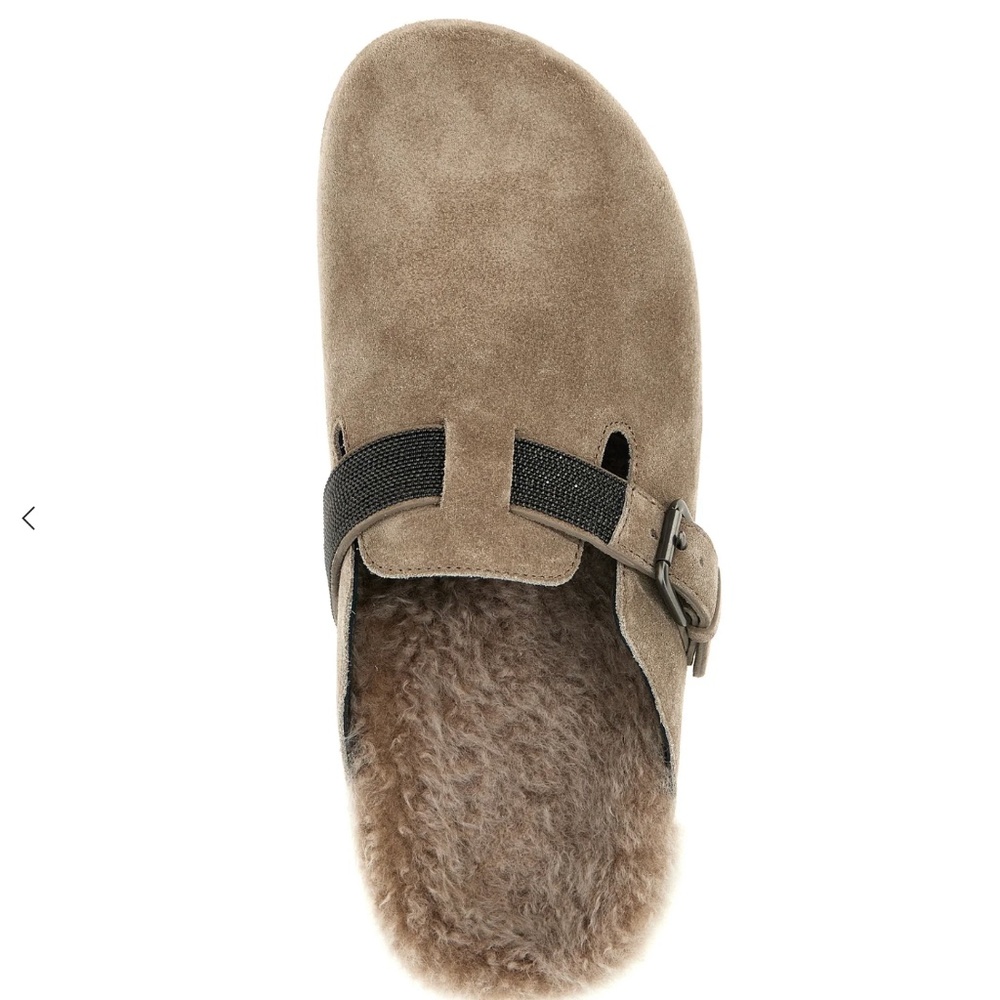 Brunello Cucinelli Monile-Detailed Clogs/mules, dark brown, size 41